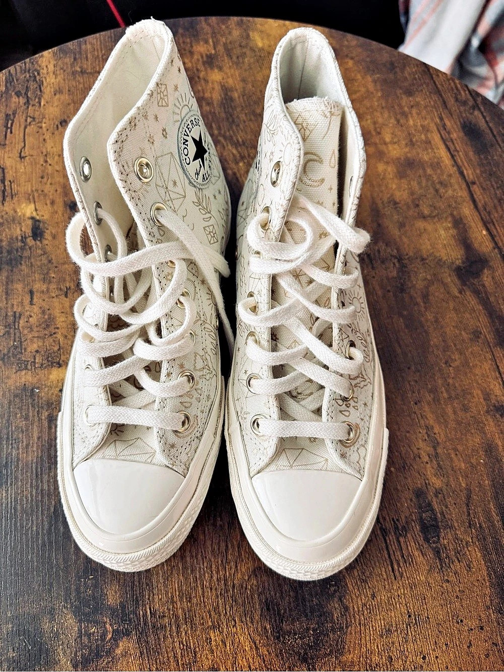 Converse Chuck 70 Celestial High Top Sneakers in Cream